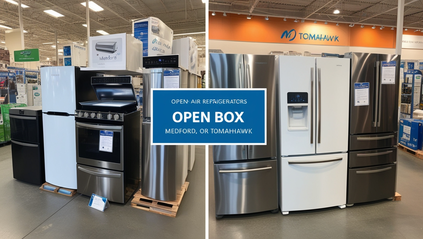 Open Box Refrigerators Medford or Tomahawk