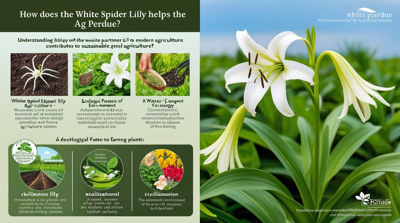 White Spider Lily Help the AG Perdue