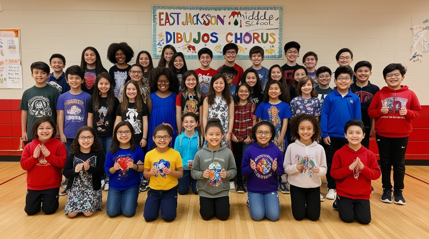 East Jackson Middle School Dibujos Chorus