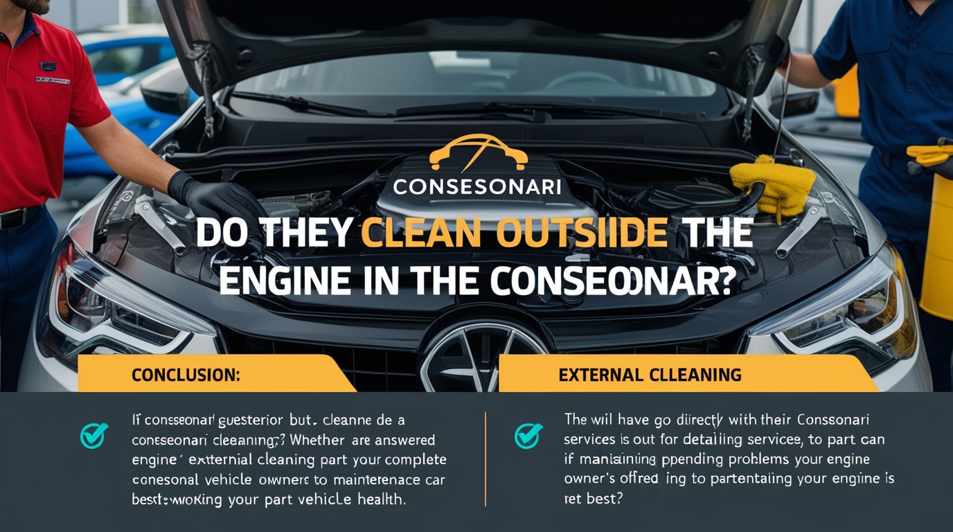 Cleanoutside the Engine in the Consesonari